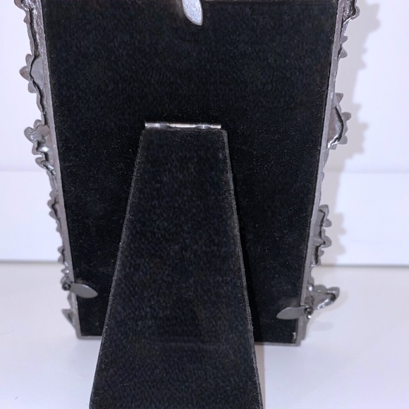 Vintage Sunflower Designs Pewter Photo Picture Frame Teddy Bear Picnic 4" X 6" - Picture 5 of 11